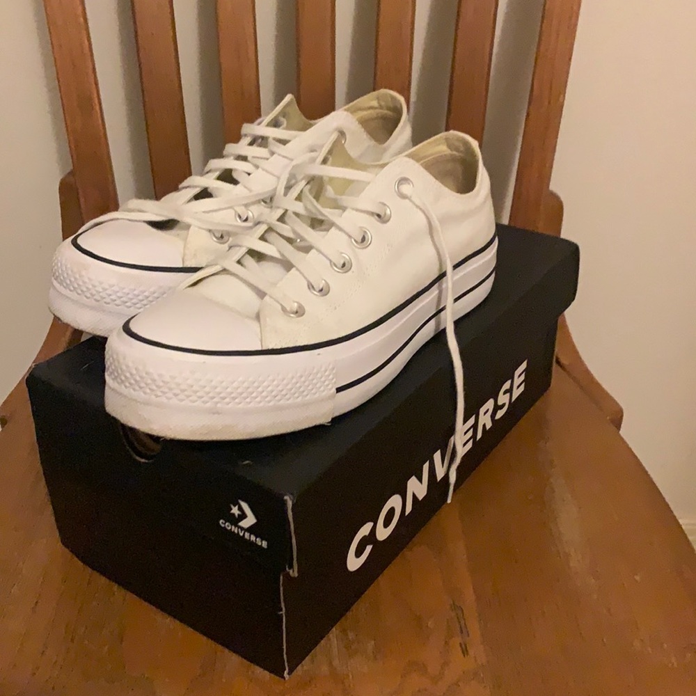 Converse Women's Platform Low Top Sneaker